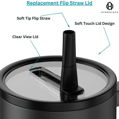 Cargo 40oz Tumbler Replacement Lid: Free Straw Included